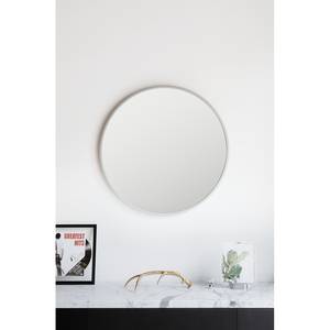 Miroir Hub I EVA / Acier / Caoutchouc - Gris - Diamètre : 94 cm