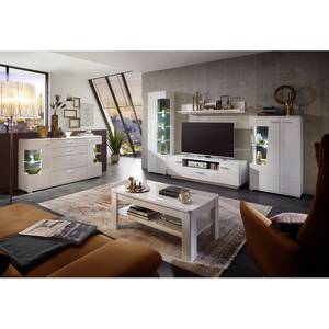 Meuble TV Cabarita I Blanc brillant