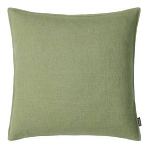 Housse de coussin Sven Lin - Vert olive - 50 x 50 cm