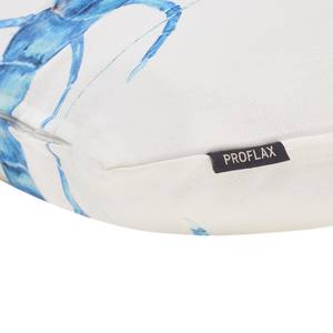 Housse de coussin Lobster Coton - Blanc / Bleu