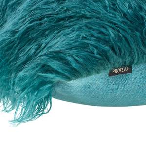Kussensloop Oscar textielmix - Turquoise