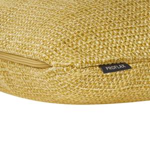 Housse de coussin Venlo Tissu mélangé - Jaune