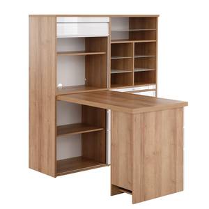 Bureau Mini-Office Jale Blanc brillant