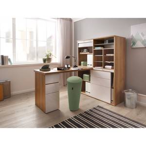 Bureau Mini-Office Jale Blanc brillant