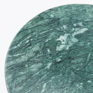 Beistelltisch Souk III Marmor / Aluminium - Marmor Grün / Messing