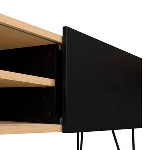 Tv-meubel Nina Eikenhout/zwart