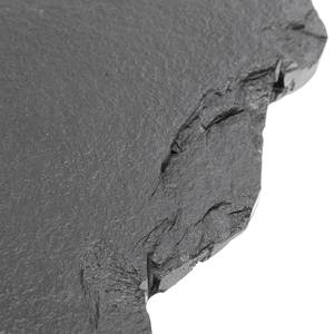 Couchtisch Pilla Sandstein / Stahl - Grau / Silber