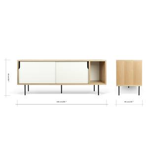 Dressoir Noa II Wit - Eik