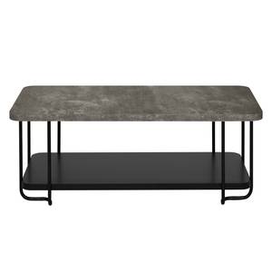 Salontafel Kal betonnen look/zwart