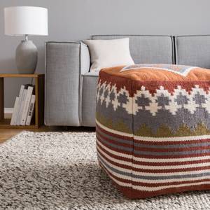 Pouf Mara Laine / Coton - Multicolore