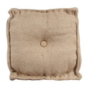 Pouf Julio Jute - Beige / Noir