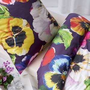 Parure de lit Annika Coton - Multicolore - 135 x 200 cm + oreiller 80 x 80 cm