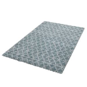 Tapis épais Cameo Fibres synthétiques - Bleu pétrole