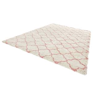 Tapis épais Luna Fibres synthétiques - Crème / Rouge - 200 x 290 cm