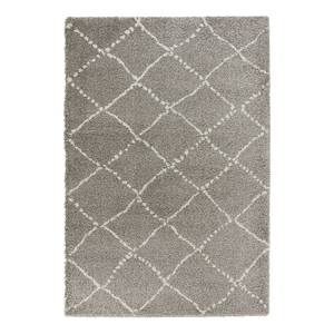 Tapis épais Hash Fibres synthétiques - Taupe / Blanc - 200 x 290 cm