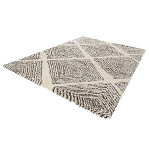 Tapis épais Wire Fibres synthétiques - Crème / Taupe - 160 x 230 cm