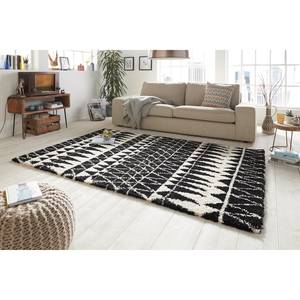 Hoogpolig vloerkleed Inspire kunstvezels - Zwart - 160 x 230 cm