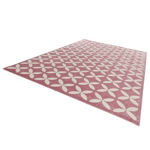 Tapis Cross Fibres synthétiques - Rosé - 160 x 230 cm