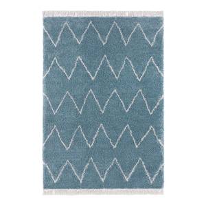 Tapis épais Ruby Fibres synthétiques - Bleu Gris - 200 x 290 cm