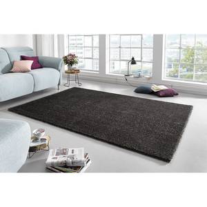 Tapis épais Rome Fibres synthétiques - Anthracite - 60 x 110 cm