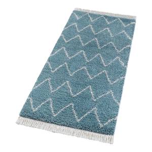 Tapis de couloir Ruby Fibres synthétiques - Bleu Gris