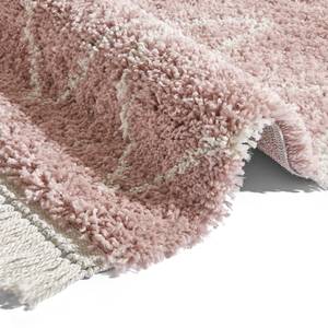 Tapis épais Ruby Fibres synthétiques - Rose - 160 x 230 cm