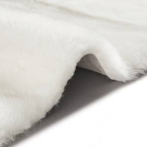 Tapis en fausse fourrure Superior Fibres synthétiques - Blanc laine - 120 x 170 cm