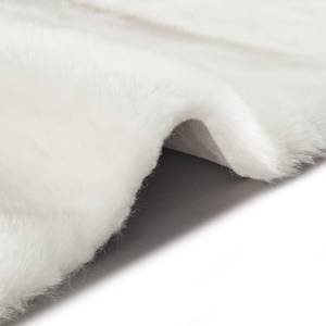 Tapis en fausse fourrure Superior Fibres synthétiques - Blanc laine - 180 x 280 cm