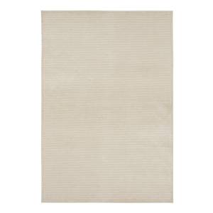 Laagpolig vloerkleed Hazel kunstvezels - Licht beige - 200 x 300 cm