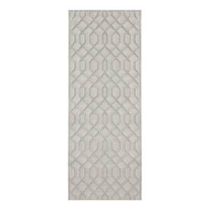 Tapis de couloir Caine Fibres synthétiques - Gris clair