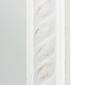 Miroir Atenas II Paulownia massif - Blanc vintage