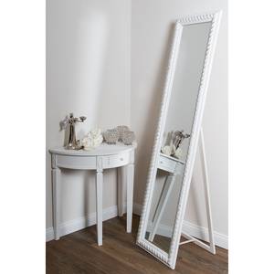 Miroir Atenas VI Paulownia massif - Blanc vintage