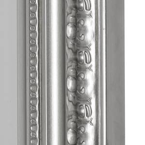 Spiegel Canning I massief paulowniahout - zilverkleurig - Hoogte: 132 cm