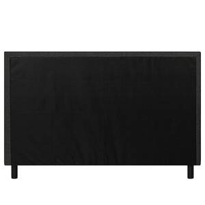 Boxspringbett Joiselle inkl. Topper - Webstoff - Anthrazit - 180 x 200cm