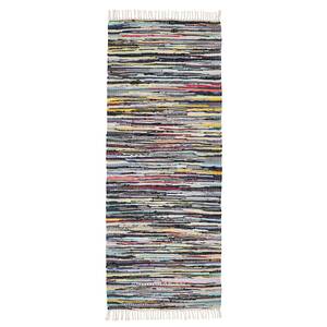 Tapis en laine Multi Coton - Multicolore - 80 x 200 cm