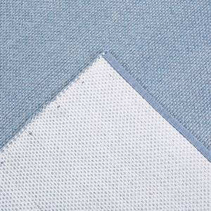 Wollen vloerkleed Woonidee Liv katoen - Lichtblauw - 70 x 140 cm