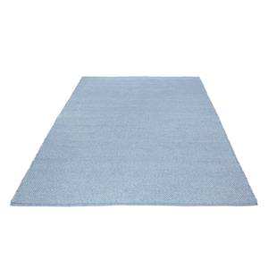 Wollen vloerkleed Woonidee Liv katoen - Lichtblauw - 120 x 170 cm