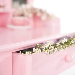 Make up-tafel met hocker Roba (2-delig) Roze