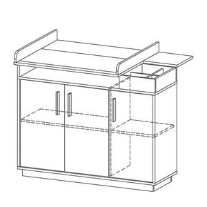 Babyzimmerset Olaf (3-teilig) Braun