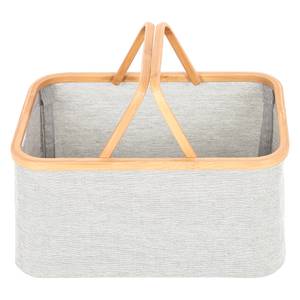 Panier pliable Stoor Tissu mélangé - Gris chiné