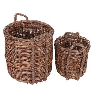 Paniers Pambula (lot de 2) Fibres naturelles - Marron