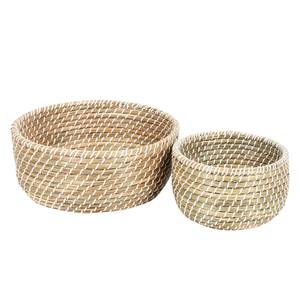 Coupes Nepean Bay (lot de 2) Fibres naturelles - Crème