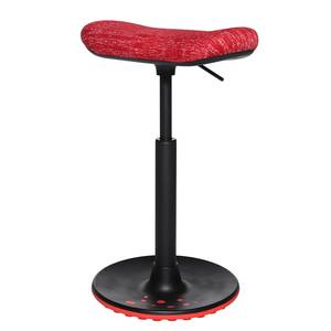 Tabouret de bureau Sitness H2 Tissu - Rouge