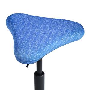 Bürohocker Sitness H1 Webstoff / Kunststoff - Blau