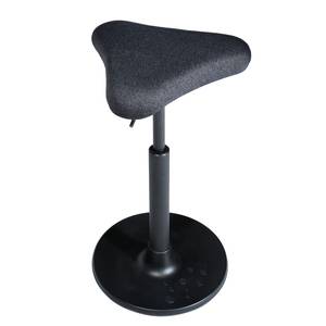 Bürohocker Sitness H1 Webstoff / Kunststoff - Schwarz