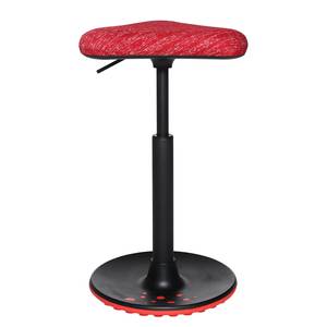 Tabouret de bureau Sitness H1 Tissu - Rouge