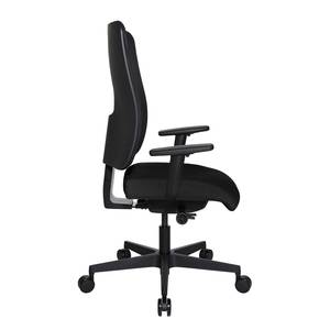 Chaise de bureau Open X Deluxe I Mesh / Tissu - Noir