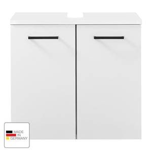 Waschbeckenunterschrank Quickset 930 Weiß / Schwarz