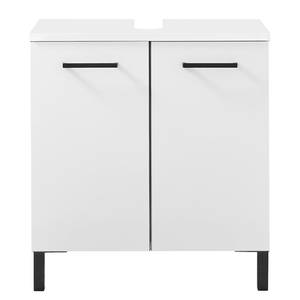 Waschbeckenunterschrank Quickset 930 Weiß / Schwarz