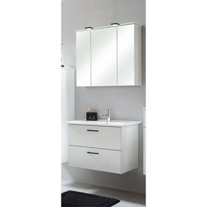 Salle de bain Quickset 930 II (2 élém.) Blanc - Bois manufacturé - 80 x 123 x 45 cm